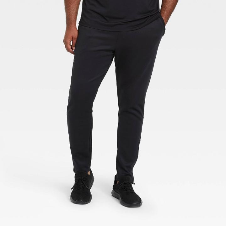 Men's Big & Tall Tech Fleece Jogger Pants - All In Motion Black Xxxl