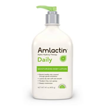 Amlactin Daily Moisturizing Body Lotion Bottle With Pump