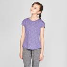 Girls' Super Soft Tech T-shirt - C9 Champion Violet Purple Heather