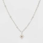 Distributed By Target Starburst Charm Short Necklace -