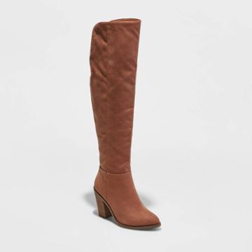 Women's Tessie Over The Knee Tall Boots - Universal Thread Brown