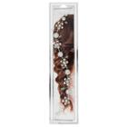Rare Beauty Long Crystal And Rhinestone Floral Hair Decoration