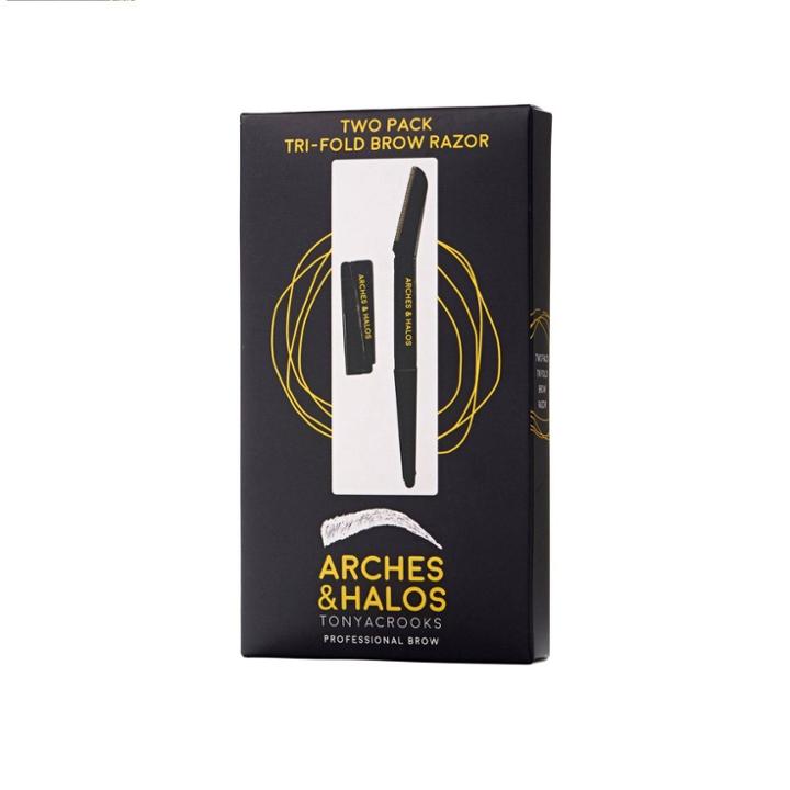 Arches & Halos Tri-fold Eyebrow Razor