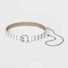 Women's Grommet Belt - Wild Fable White