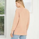 Women's Plus Size Crewneck Fleece Tunic Sweatshirt - Universal Thread Brown