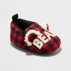 Toddler Boys' Family Sleep Baby Bear Slippers - Wondershop Red