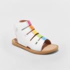 Target Toddler Girls' Just Buds Bette Gladiator Sandals - Rainbow White