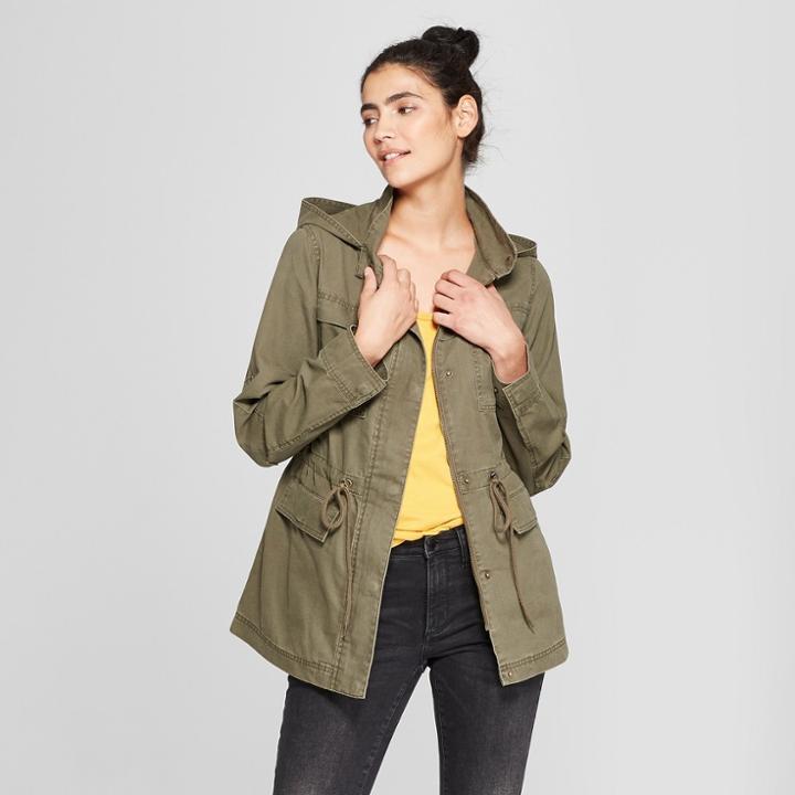 Women's Utility Anorak Jacket - Universal Thread Olive (green)
