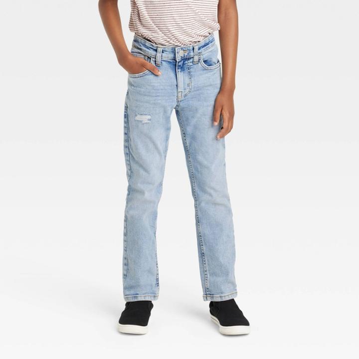 Plusboys' Super Stretch Slim Jeans - Cat & Jack Light Wash