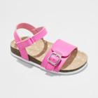 Toddler Girls' Berdie Footbed Sandals - Cat & Jack Pink