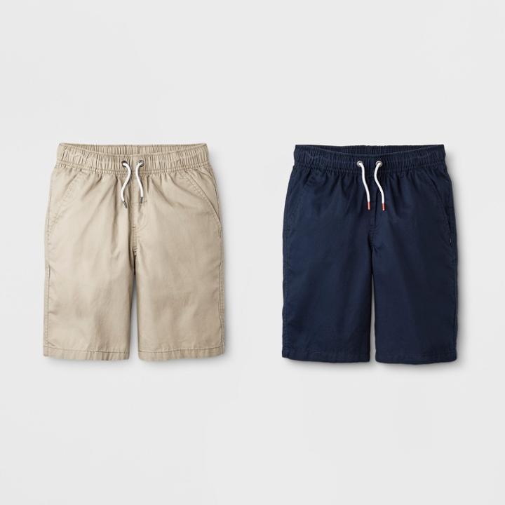 Boys' 2pk Pull-on Shorts - Cat & Jack Blue M, Boy's,