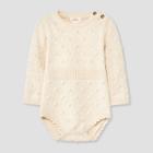 Baby Girls' Bobble Sweater Romper - Cat & Jack Oatmeal Newborn, One Color