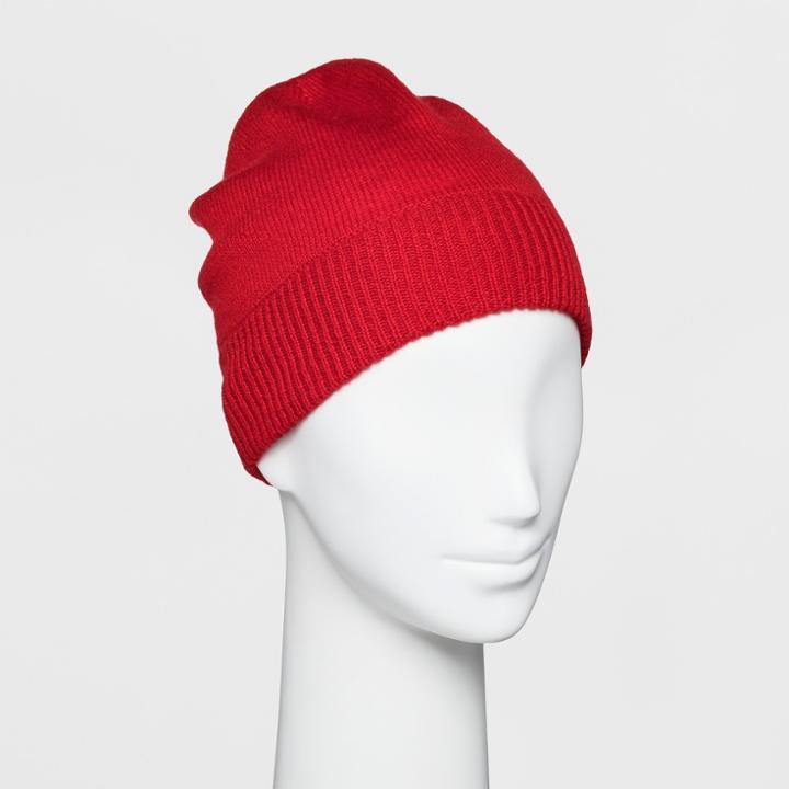Women's Cashmere Beanie - A New Day Red