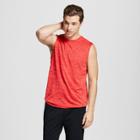 Men's Sleeveless Tech T-shirt - C9 Champion Scarlet Red Heather