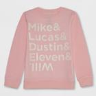 Girls' Stranger Things Name List Sweatshirt -