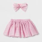 Baby Girls' Tutu And Headband Set - Cloud Island Pink
