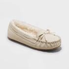 Girls' Cadi Moccasin Slippers - Cat & Jack Off-white