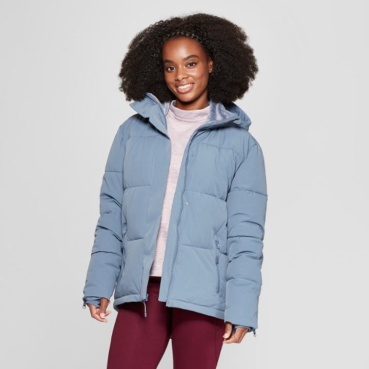 Women's Puffer Jacket - C9 Champion Gray
