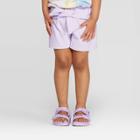 Target Toddler Girls' Tie Fashion Shorts - Art Class Purple