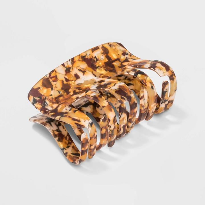 Matte Speckled Claw Hair Clip - Universal Thread Brown