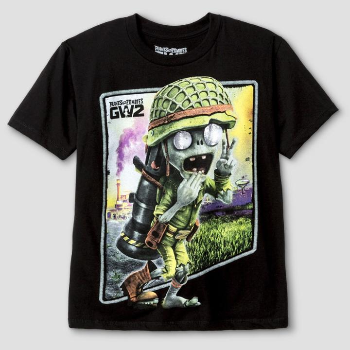 Boys' Plants Vs. Zombies T-shirt - Black