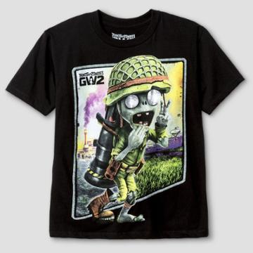 Boys' Plants Vs. Zombies T-shirt - Black