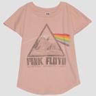 Junk Food Toddler Girls' Pink Floyd Short Sleeve T-shirt - Pink