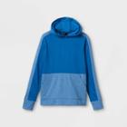 Boys' Tech Fleece Hooded Sweatshirt - All In Motion Light Blue Heather