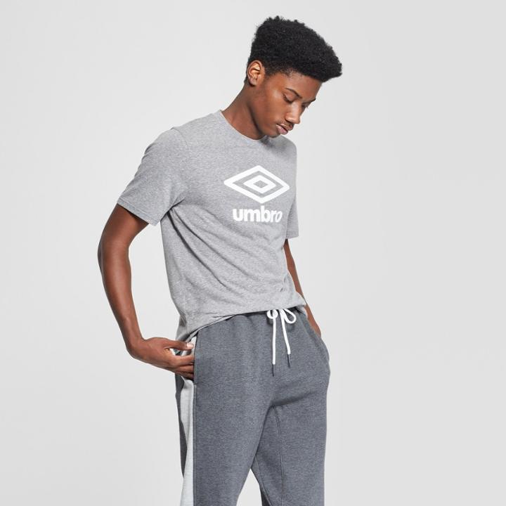 Umbro Men's Logo Graphic T-shirt - Industrial Grey