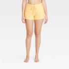 Women's Summer Lounge Shorts - Stars Above Yellow