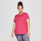 Women's Plus Size Semi-fitted Soft T-shirt - C9 Champion Berry (pink)