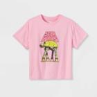 Girls' Star Wars Boxy Cropped Graphic T-shirt - Art Class Pink
