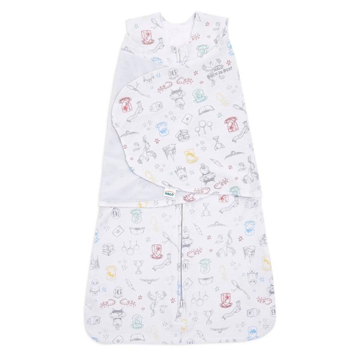 Halo Innovations 100% Cotton Sleepsack Swaddle Wrap - Newborn - Harry Potter Enchanted