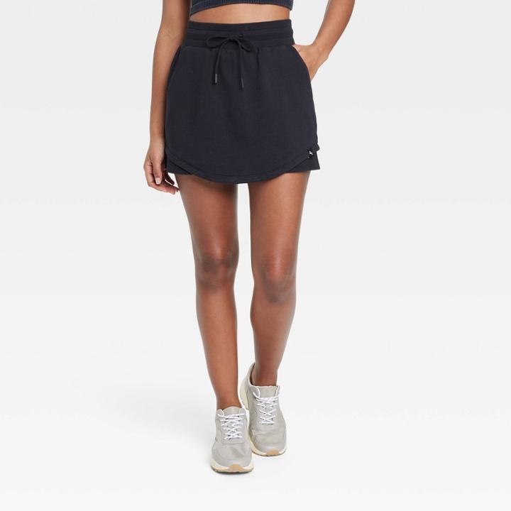 Women's French Terry Skorts - Joylab Black