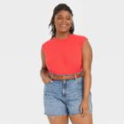 Women's Plus Size Bodysuit - Universal Thread Coral Red
