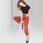 Target Women's High-rise Baggy Cargo Pants - Wild Fable Red