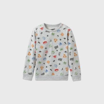 Boys' Nintendo Animal Crossing Fleece Sweatshirt - Gray