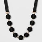 Sugarfix By Baublebar Ball Embellished Statement Necklace - Black, Girl's