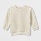 Grayson Collective Toddler Boys' Quilted Pullover Sweatshirt - Cream