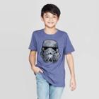 Boys' Americana Star Wars Stormtrooper Flip Sequin Short Sleeve T-shirt - Blue