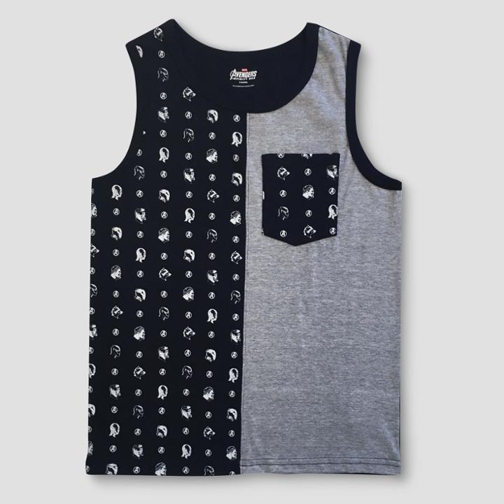 Marvel Boys' Avengers Tank Top - Black