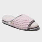 Women's Dearfoams Cloud Step Slide Slippers - Pink
