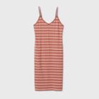 Women's Striped Sleeveless Knit Dress - Wild Fable Pink