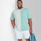 Men's Big & Tall Short Sleeve Sleeve T-shirt - Original Use Teal