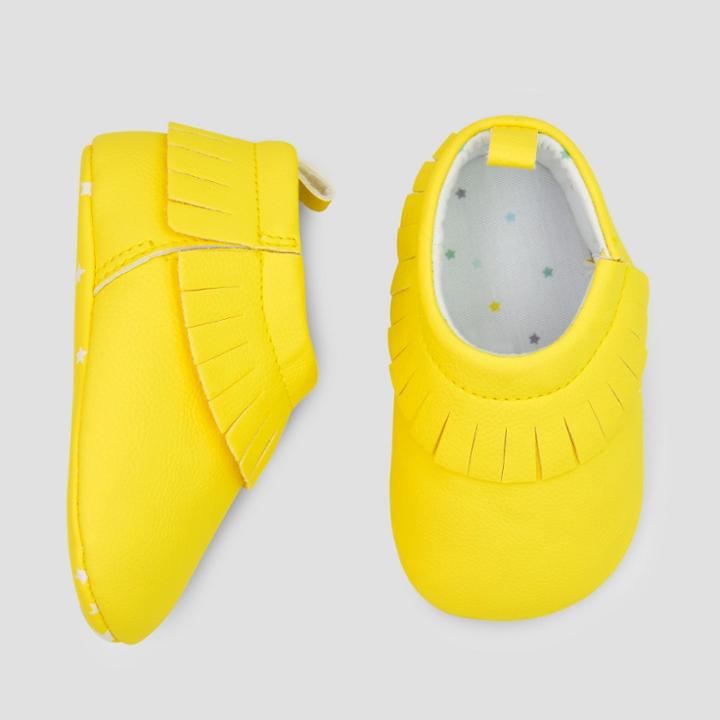 Baby Moccasin Shoes - Cloud Island Yellow 3-6m, Infant Unisex