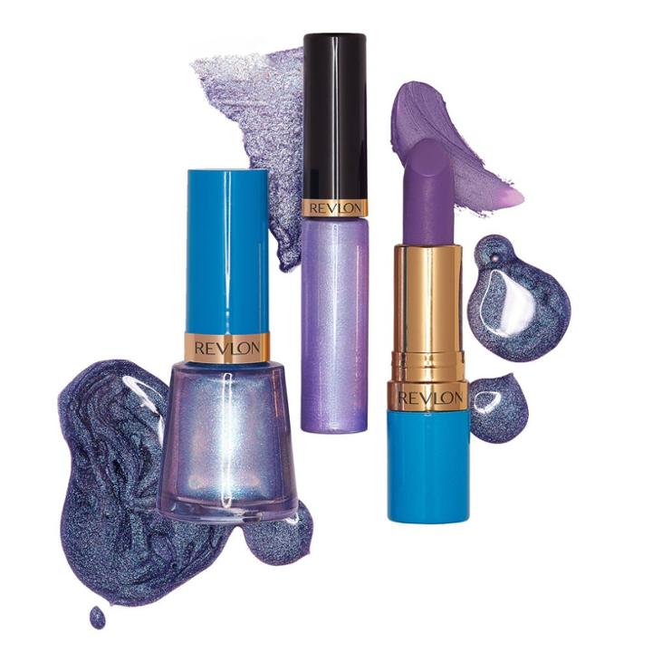 Revlon Gurls Talk - It's Okay To Feel Everything Kit With Lipstick, Nail Polish And Lip Topper, Blue