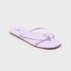 Women's Mackenzie Skinny Strap Flip Flop Sandals - Shade & Shore Lavender