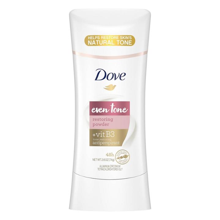 Dove Beauty Dove Even Tone Antiperspirant Restoring Powder - 2.6oz, Women's