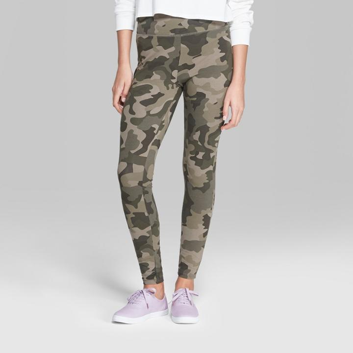 Target Women's Camo Print High-rise Leggings - Wild Fable Green