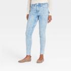 Women's High-rise Skinny Jeans - Universal Thread Light Acid Wash 00, Light Acid Blue